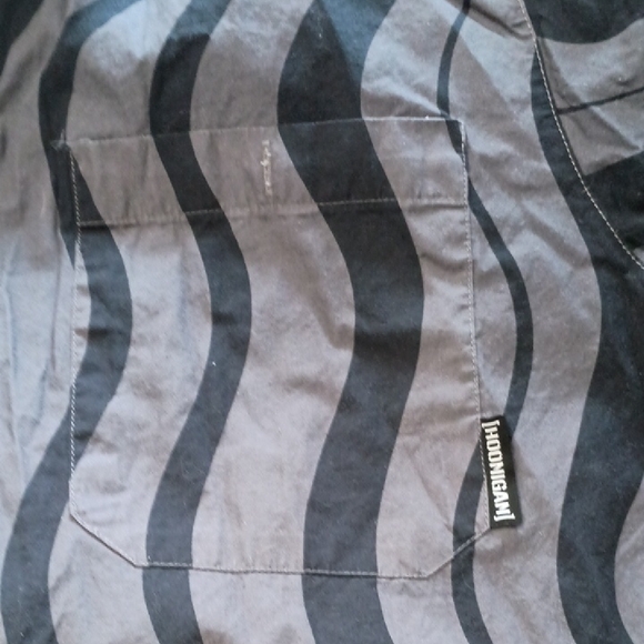 Men's Camouflage and Striped Button-Up Shirts - Picture 3 of 4